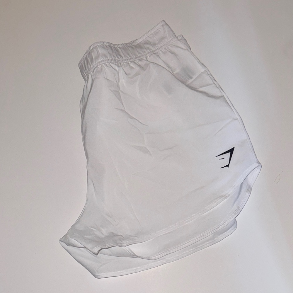 Gymshark White Gym Shorts